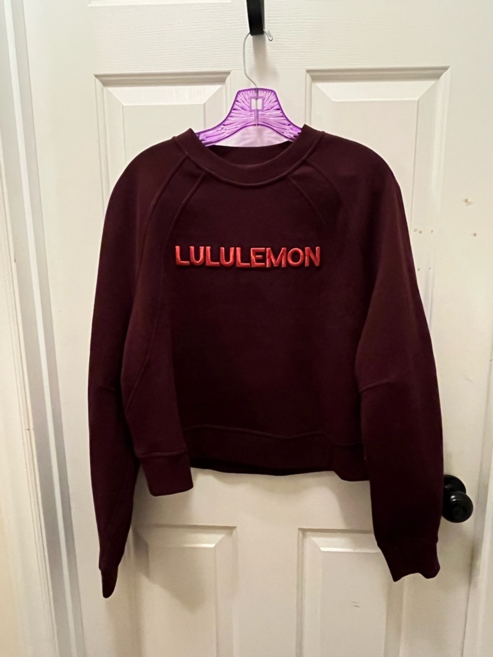 🍋 NWT Lululemon Scuba Oversized Pullover in Garnet - Sz M/L
